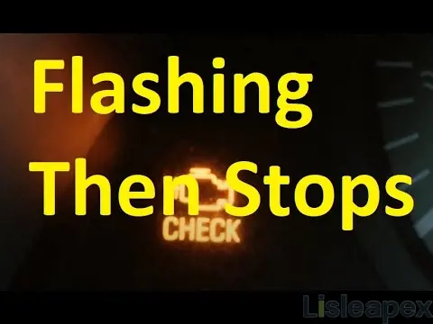 Blinking Check Engine Light Then Stops